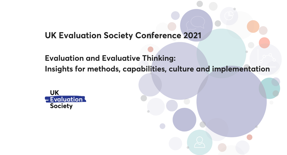 UK Evaluation Society Annual Conference 2021